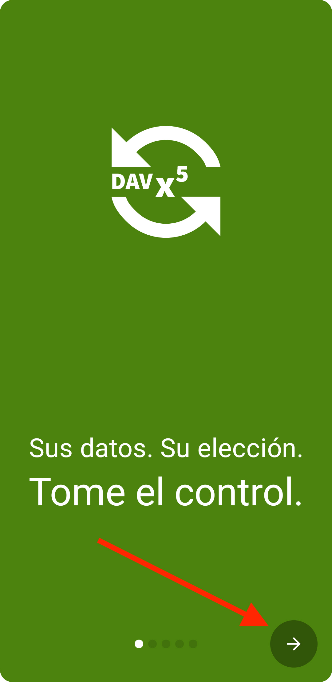 Configurar calendario y contactos Android