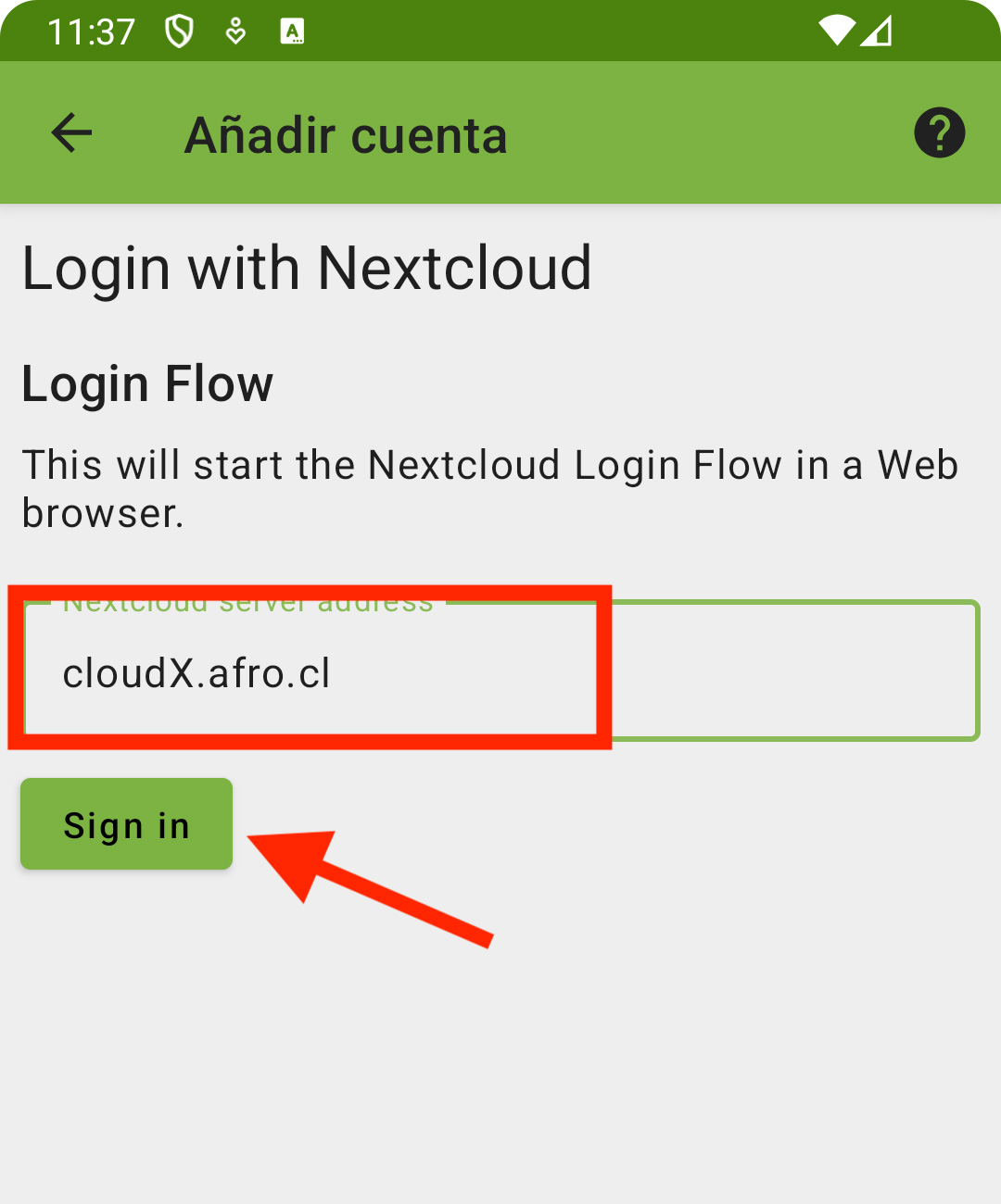 Configurar calendario y contactos Android