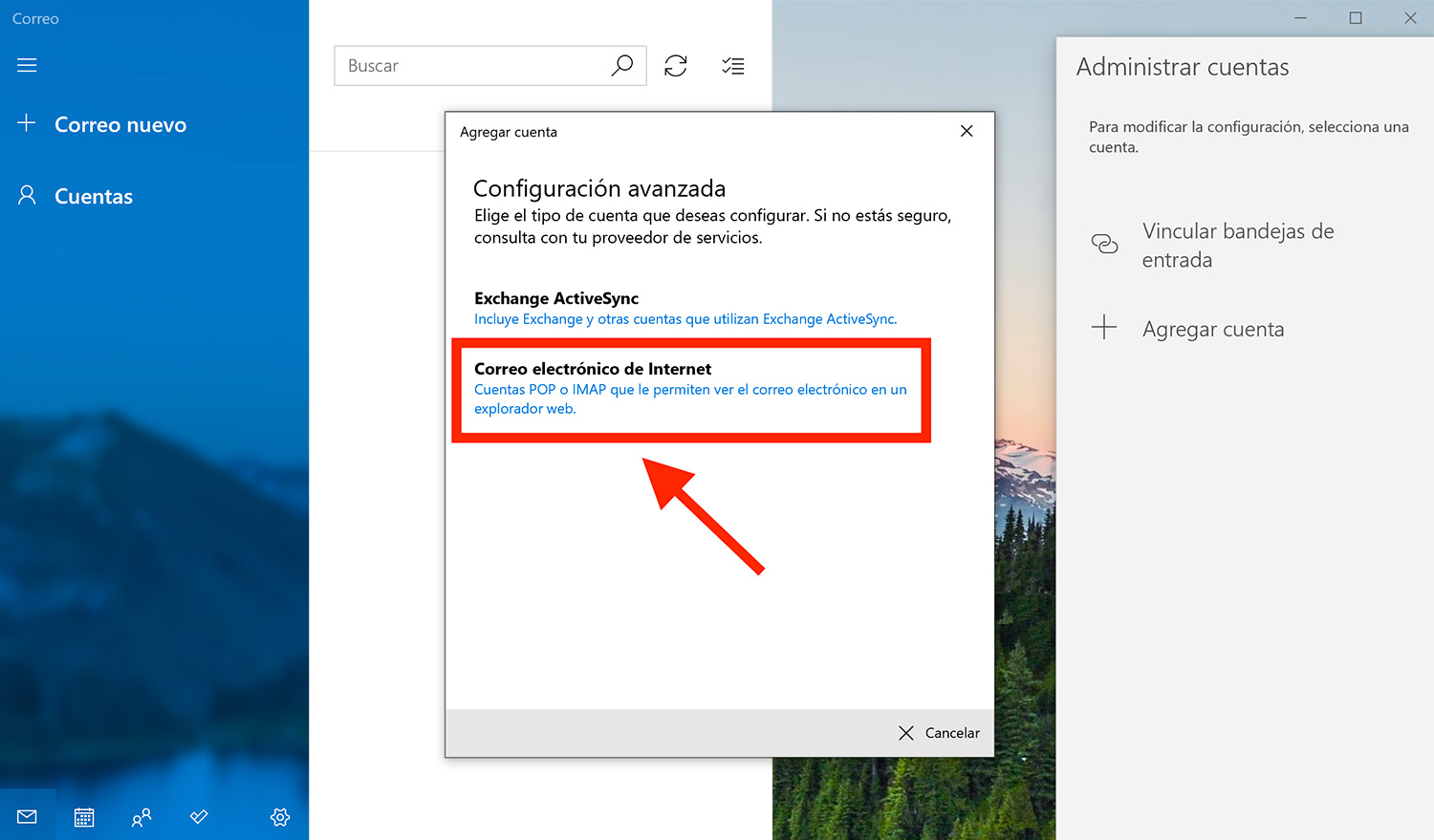 Configurar Correo de Windows 10