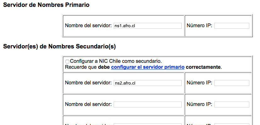 Configurar Nic Chile